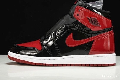 “BRED AIR HIGH PATENT” OG JORDAN 1 0802
